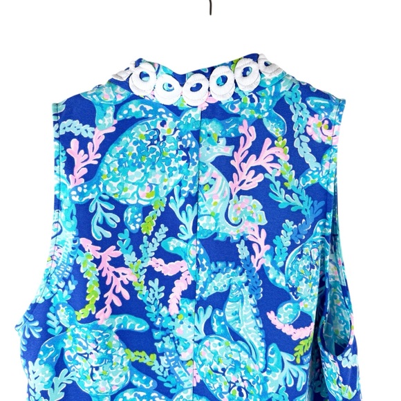 Lilly Pulitzer Jane Corsica Print Shift Dress Size 12 - Picture 6 of 10